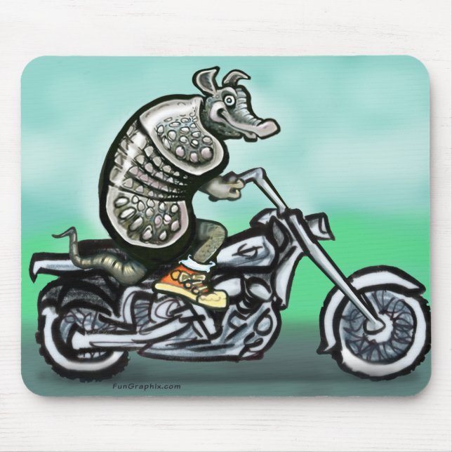 Biker Club Dillo Mouse Pad (Front)