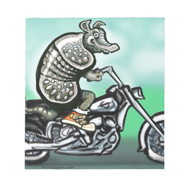 Biker Club Dillo Notepad (Front)