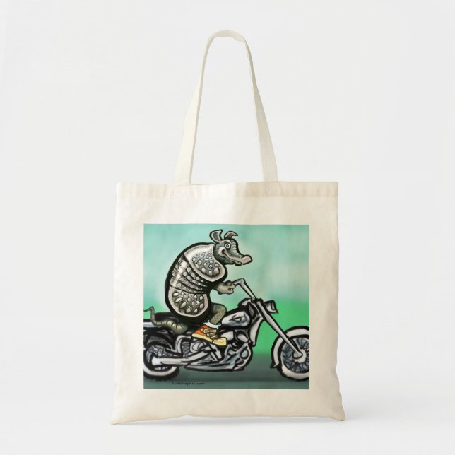 Biker Club Dillo Tote Bag (Front)