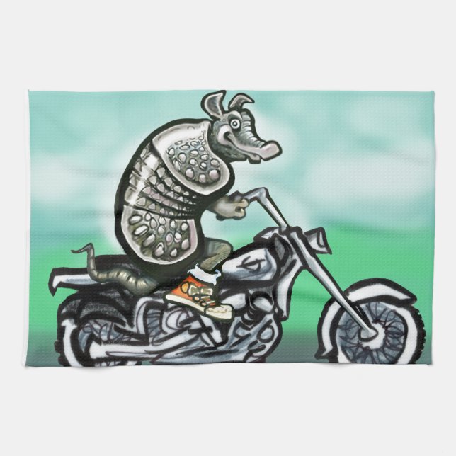 Biker Club Dillo Towel (Horizontal)