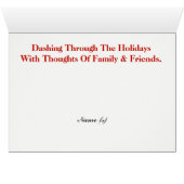 Biker Couple Christmas Card (Inside Horizontal (Bottom))