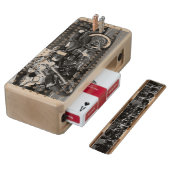 Biker Cribbage Board (Angled)