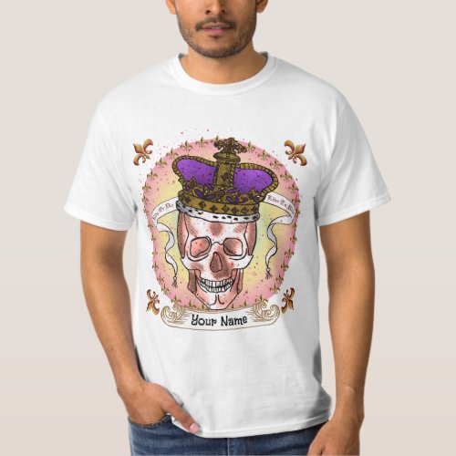 Biker Crown Skull T_Shirt