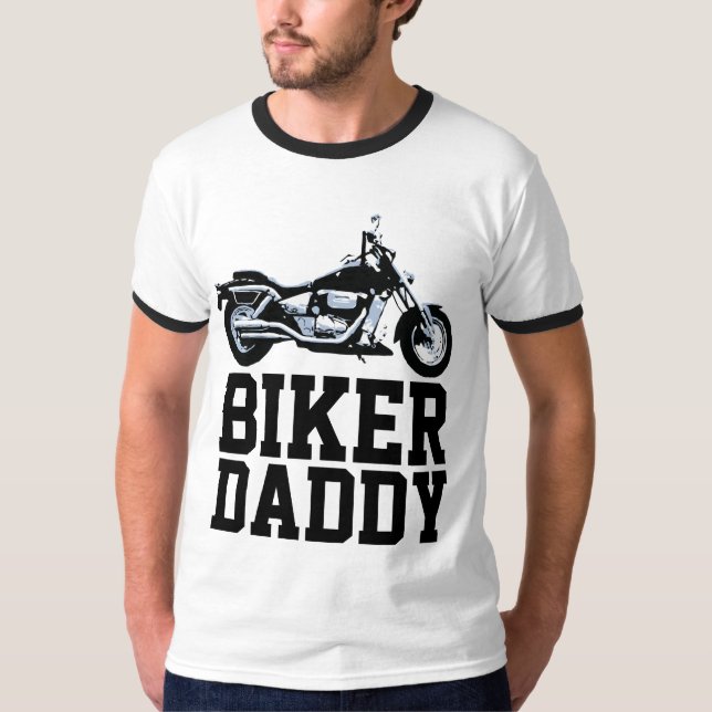 BIKER DAD DADDY T-Shirts (Front)