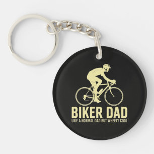 Biker Dad Like A Normal Dad Keychain