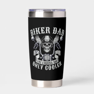 Biker Dad Motorcycle Father Rider Biker Dad Father Insulated Tumbler