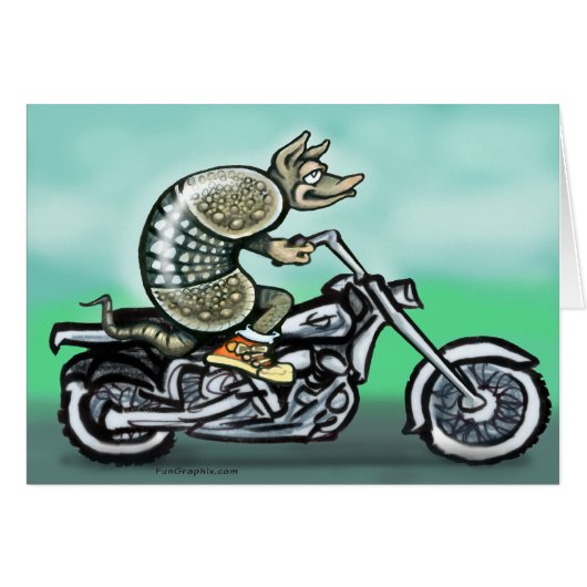 Biker Dillo Cards (Front Horizontal)
