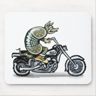 Biker Dillo Mouse Pad