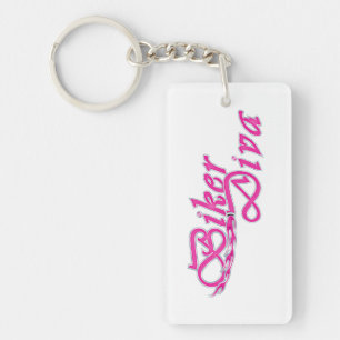 Biker Diva Keychain