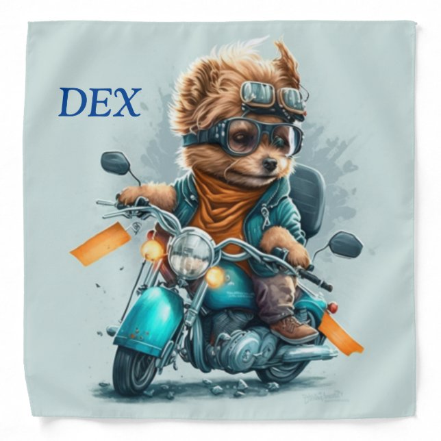 Biker doggies bandana (Front)