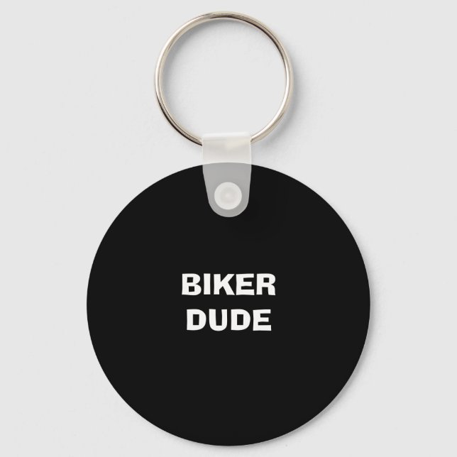 BIKER DUDE KEYCHAIN (Front)
