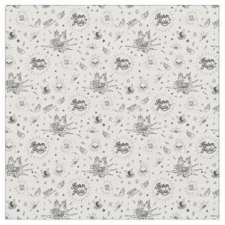 Biker Fabric Print