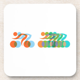 Biker freak drink coaster