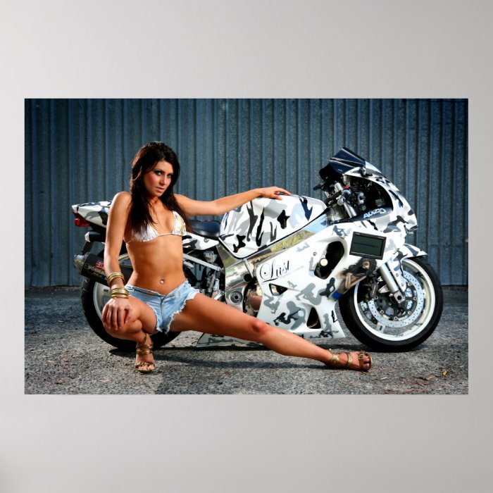 Biker Gal Posters