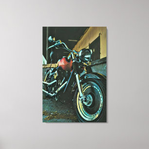 Biker gifts canvas print