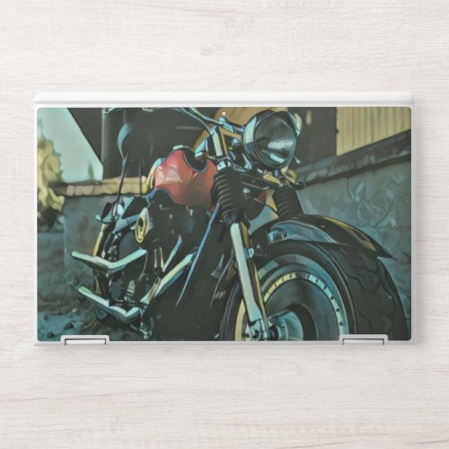 Biker gifts HP laptop skin