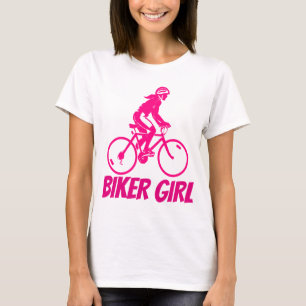 BIKER GIRL, Ladies BICYCLE T-shirts