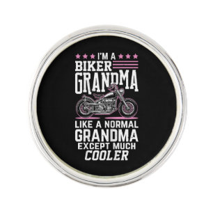 Biker Grandma - Motorbike Grandma Biker Grandma Lapel Pin