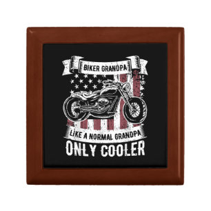 Biker Grandpa Ride Motorcycles Motorcycle Lovers R Gift Box