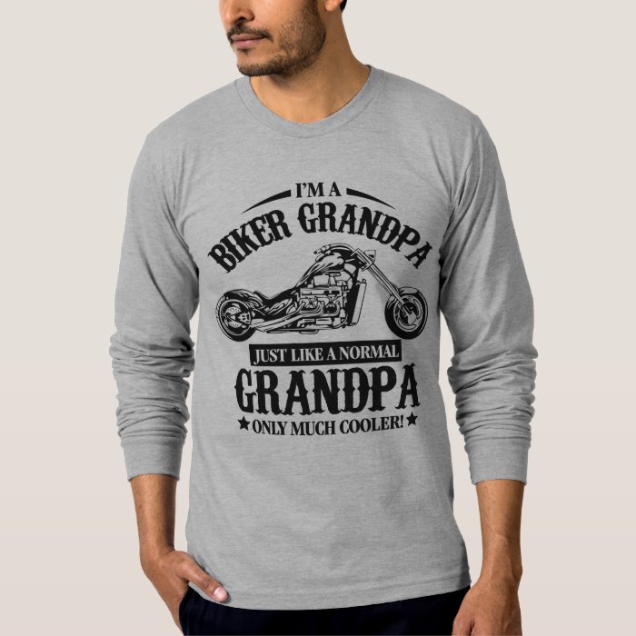 Download Biker Grandpa T-Shirt | Zazzle