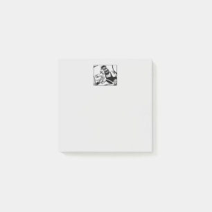 Biker gray note pads