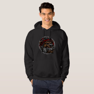 Biker Grizzly Piston Power Hoodie
