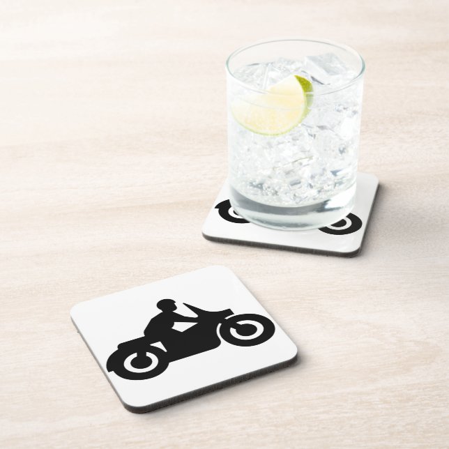 BIKER GUY BEVERAGE COASTER (Right Side)