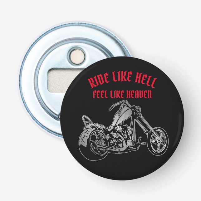 Biker Heaven  Bottle Opener (Front)