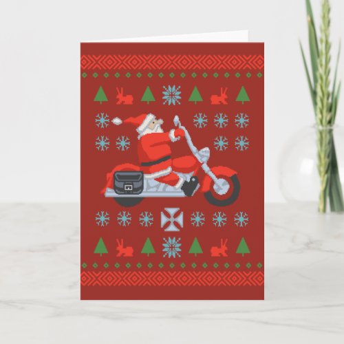 Biker Holiday Sweater Tees