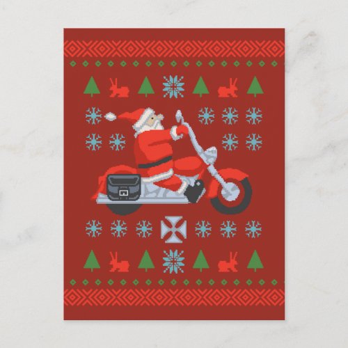 Biker Holiday Sweater Tees