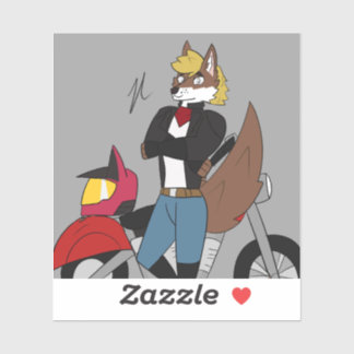 Biker Jack Sticker