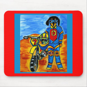Biker Joanne Mouse Pad