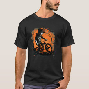 Biker Kid with Equipment for Cycling T-Shirt