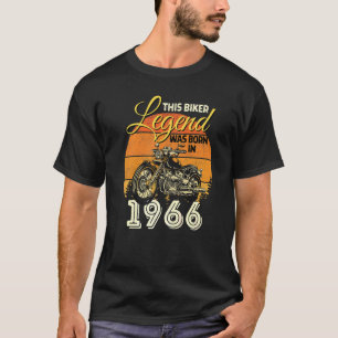 Biker Legend Men Motorcycle Biker Legend Was Born T-Shirt
