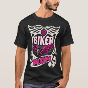 Biker Mom Motorcycle Mother Women T-Shirt