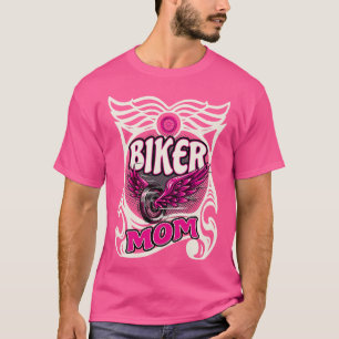 Biker Mom Motorcycle Mother Women T-Shirt