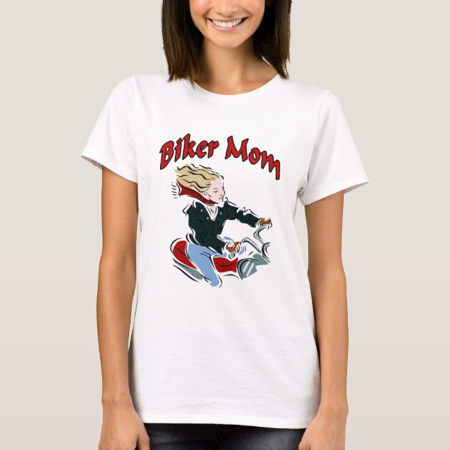 Biker Mom T-Shirt (Front)