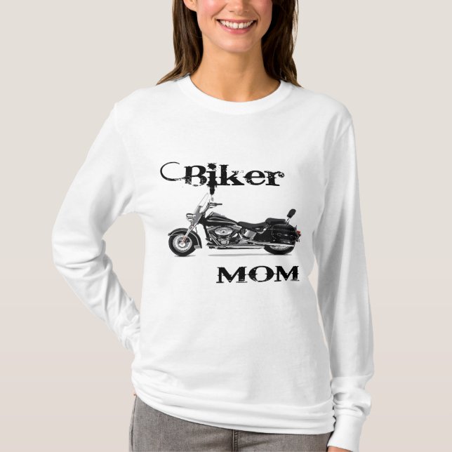 Biker-Mom T-Shirt (Front)
