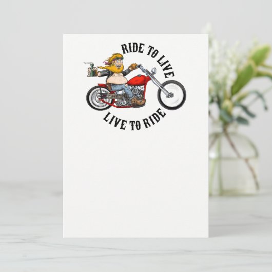 biker motard ride to live (Standing Front)