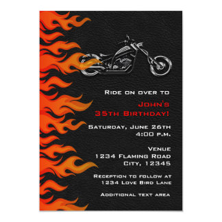 Motorcycle Party Invitations 6