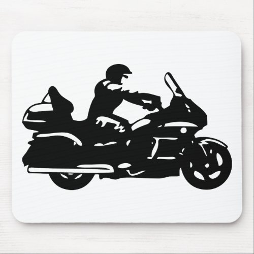 biker motorcycle moto goldwing mouse pad