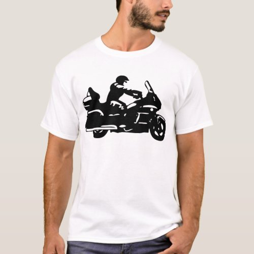 biker motorcycle moto goldwing T_Shirt