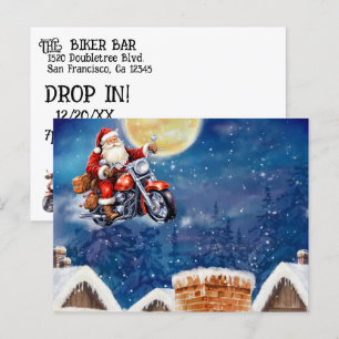 Biker Motorcycle   Postcard