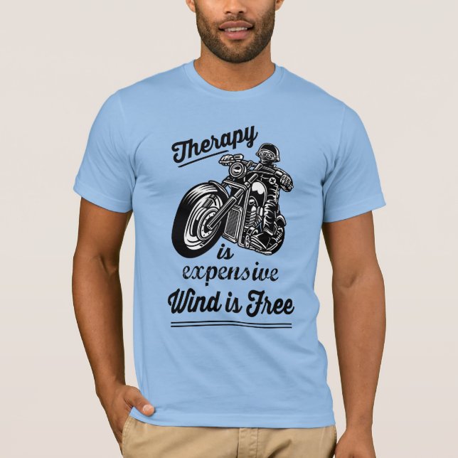 Biker Motorcycle Rider  T-Shirt (Front)