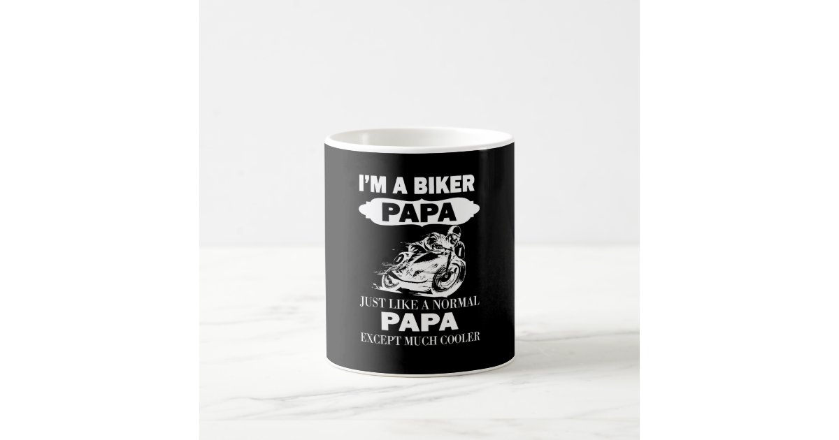 Biker PaPa Coffee Mug | Zazzle
