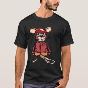 Biker Rat Mouse T-Shirt