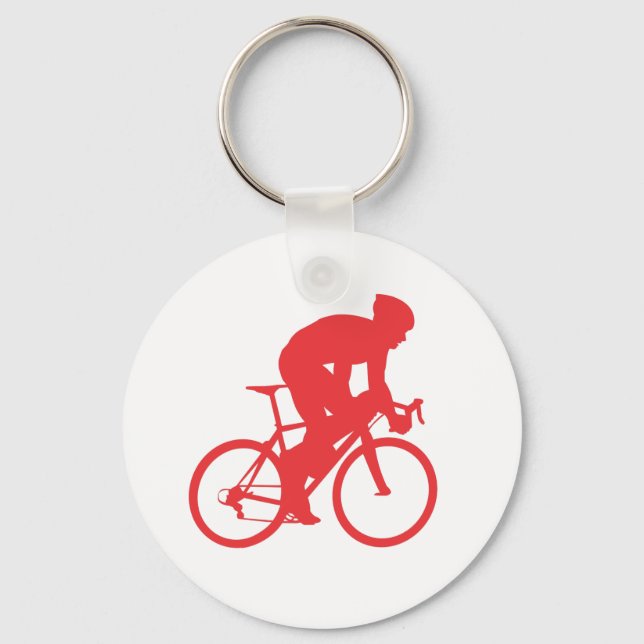 Biker Red key chain (Front)