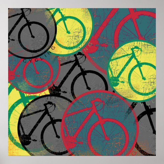 biker+room decorating poster (Front)