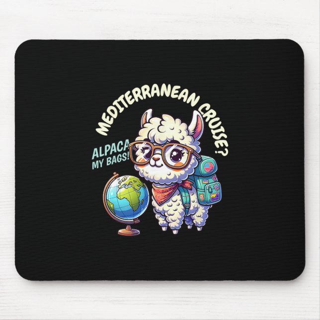 Biker Santa 67 Crew Funny Christmas Leather Jacket Mouse Pad (Front)