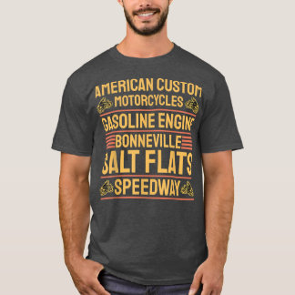 Biker Shirts For Men Women Bonneville Salt Flats M